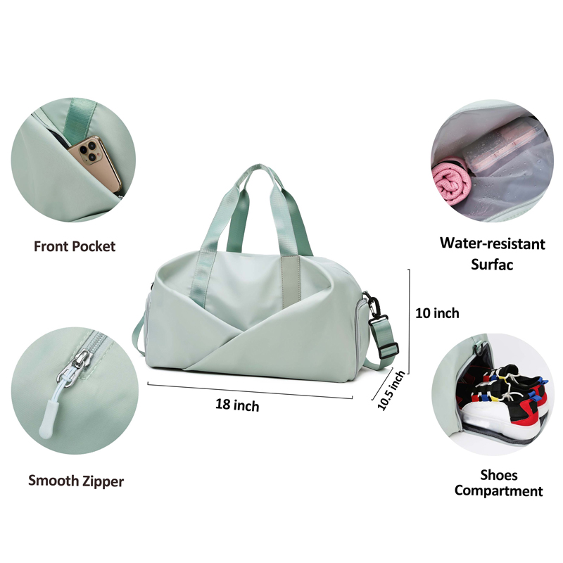 Personalized Name Color Duffle Bag