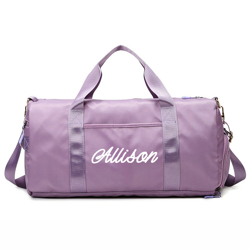 Personalized Embroidery Color Duffle Bag