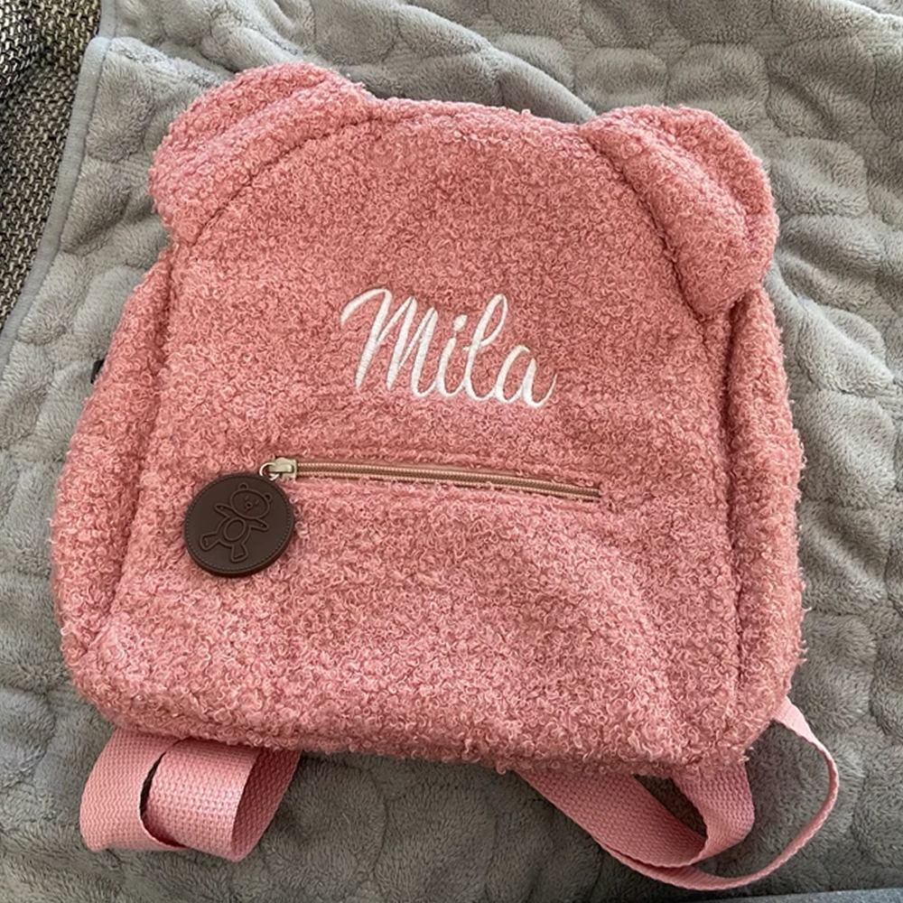 Personalized Embroidery Teddy Bear Backpack