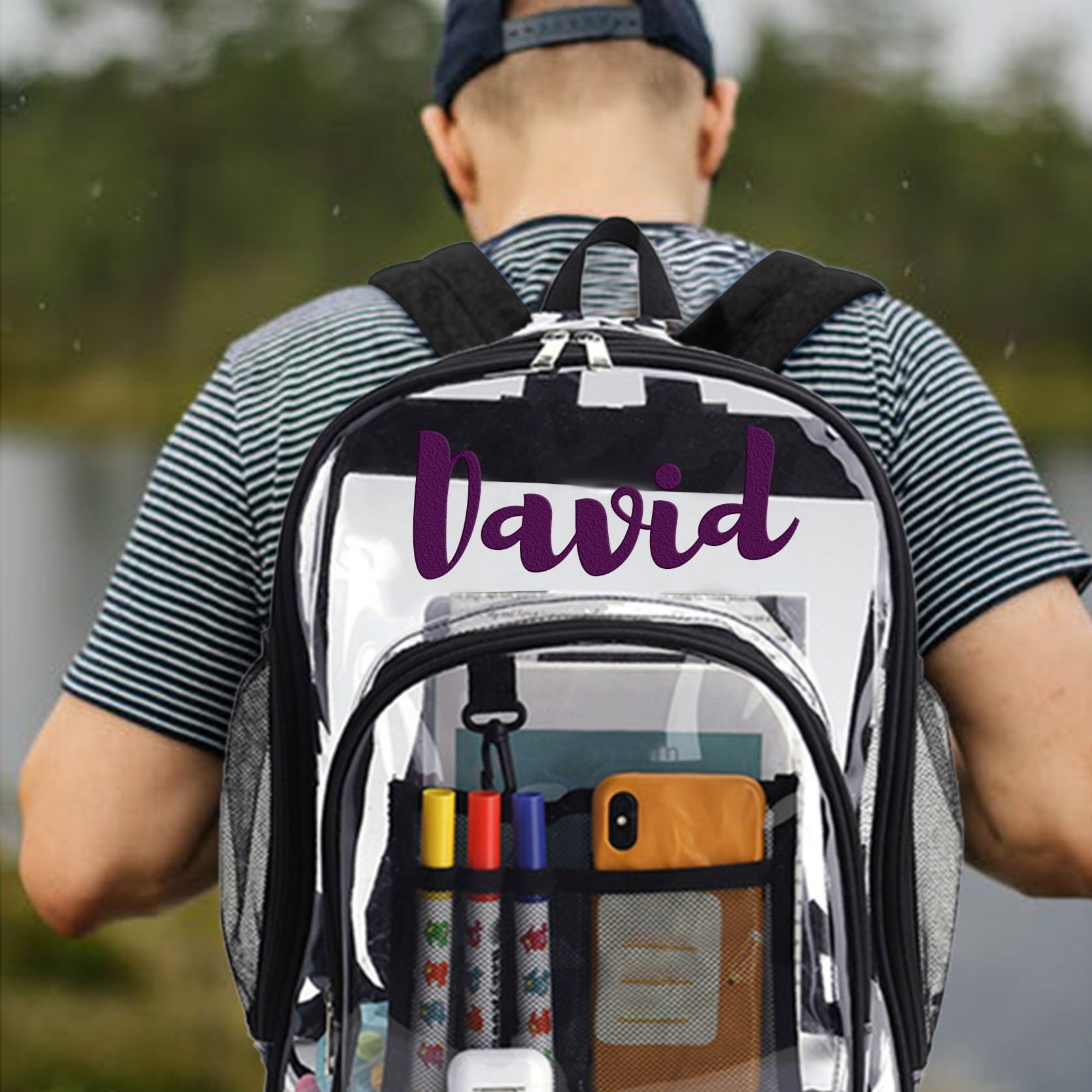 Personalized PVC Back To School Backpack