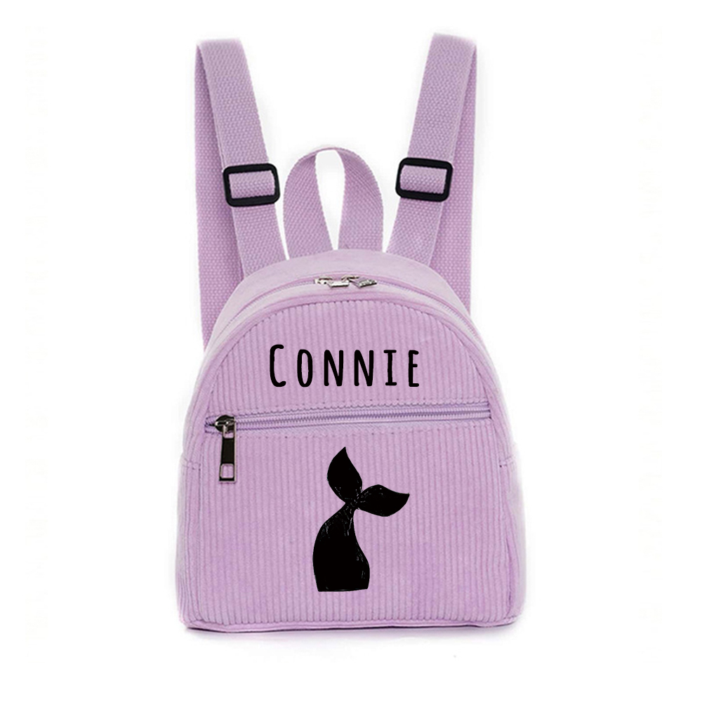 Personalized Corduroy  Mini Backpack