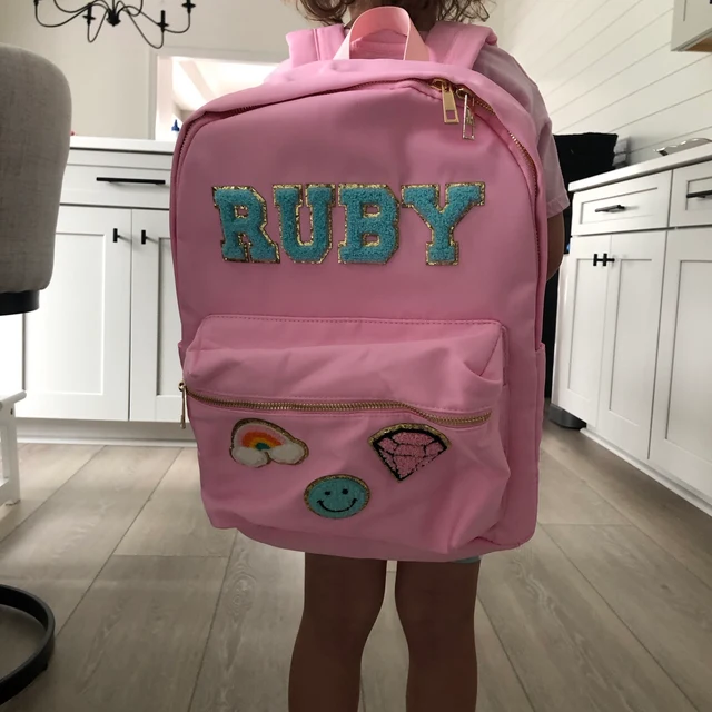 Personalized Hand Patch Kids Funny Backpack