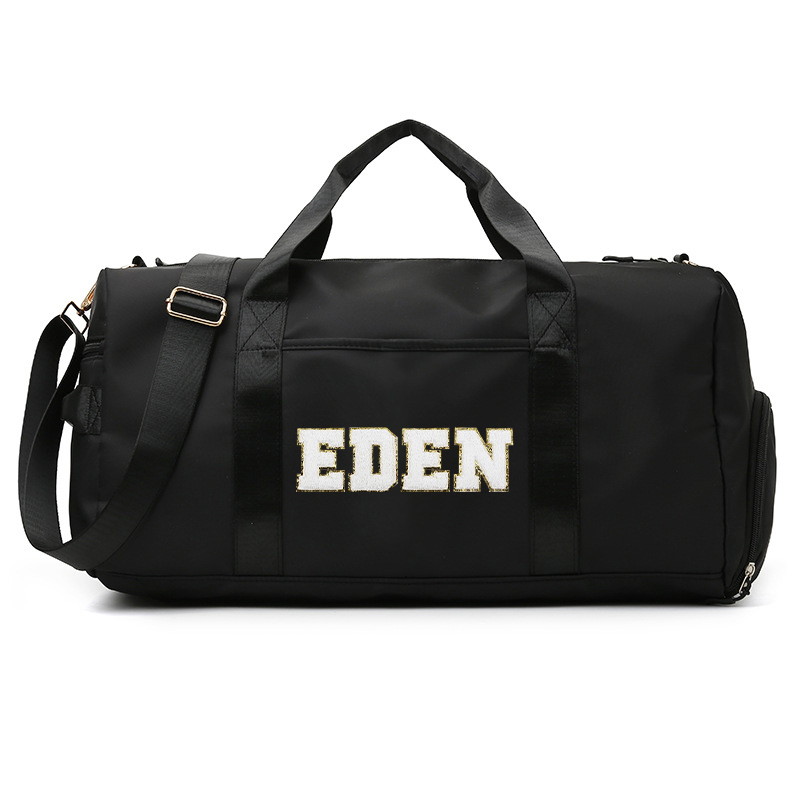 Personalized Varsity Letter Color Duffle Bag