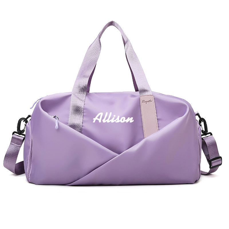 Personalized Name Color Duffle Bag