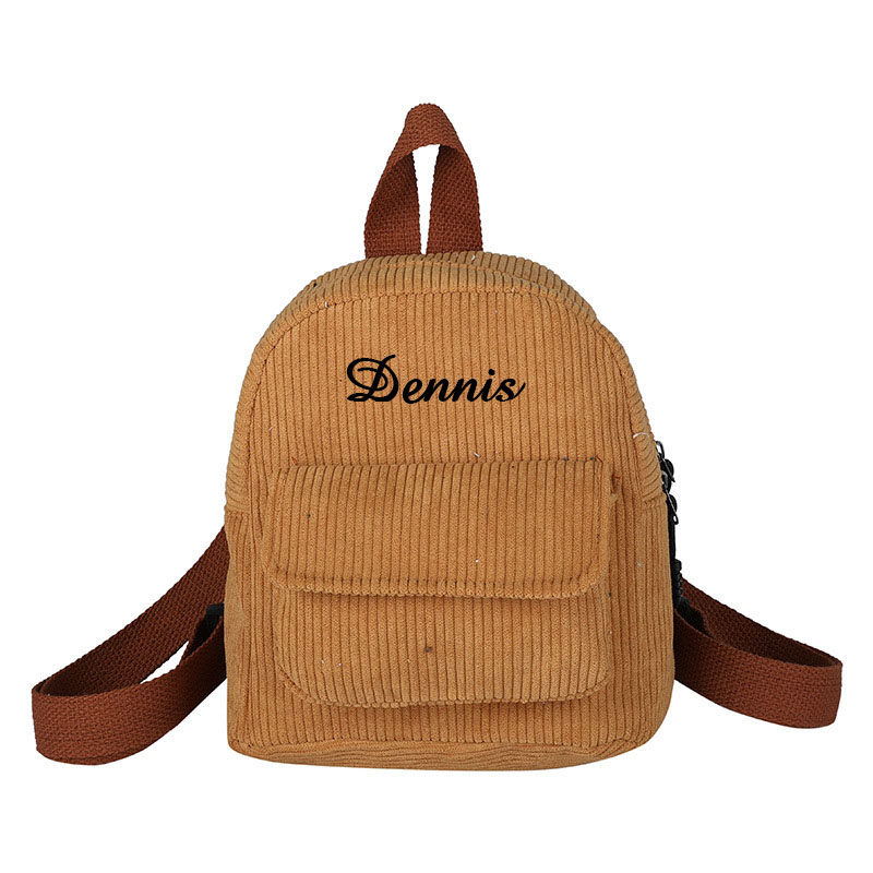 Personalized Embroidery Kid Color Backpack