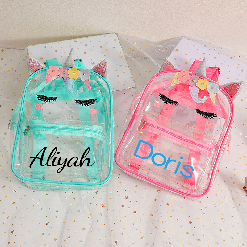 Personalized Unicorn PVC Backpack