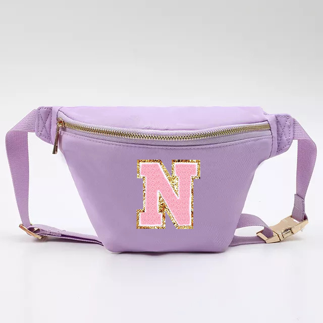 Personalized Varsity Letter Color Fanny Pack