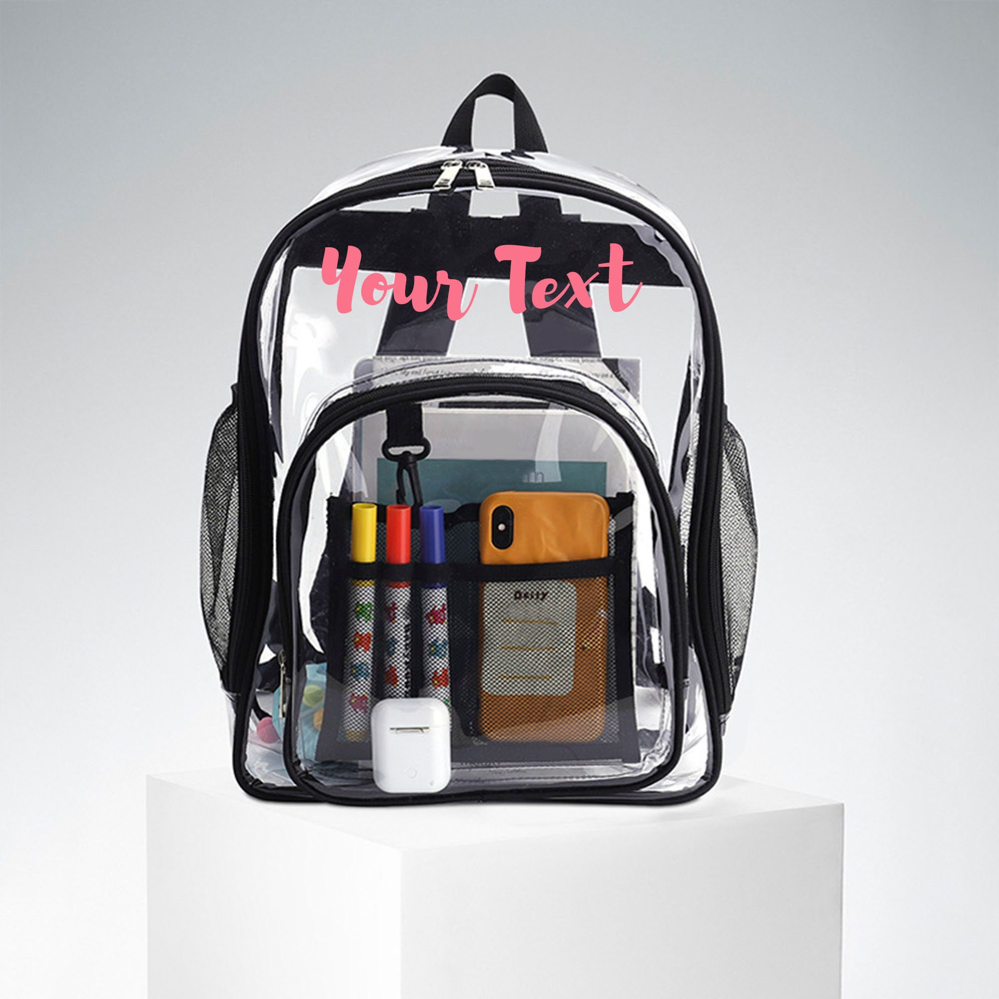 Personalized PVC Back To School Backpack