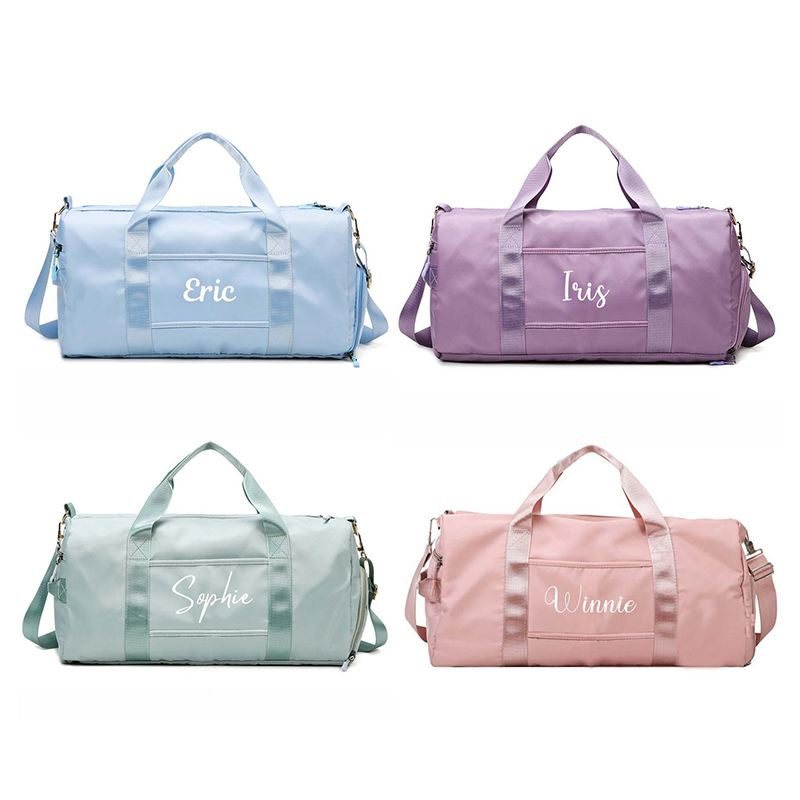 Personalized Embroidery Color Duffle Bag
