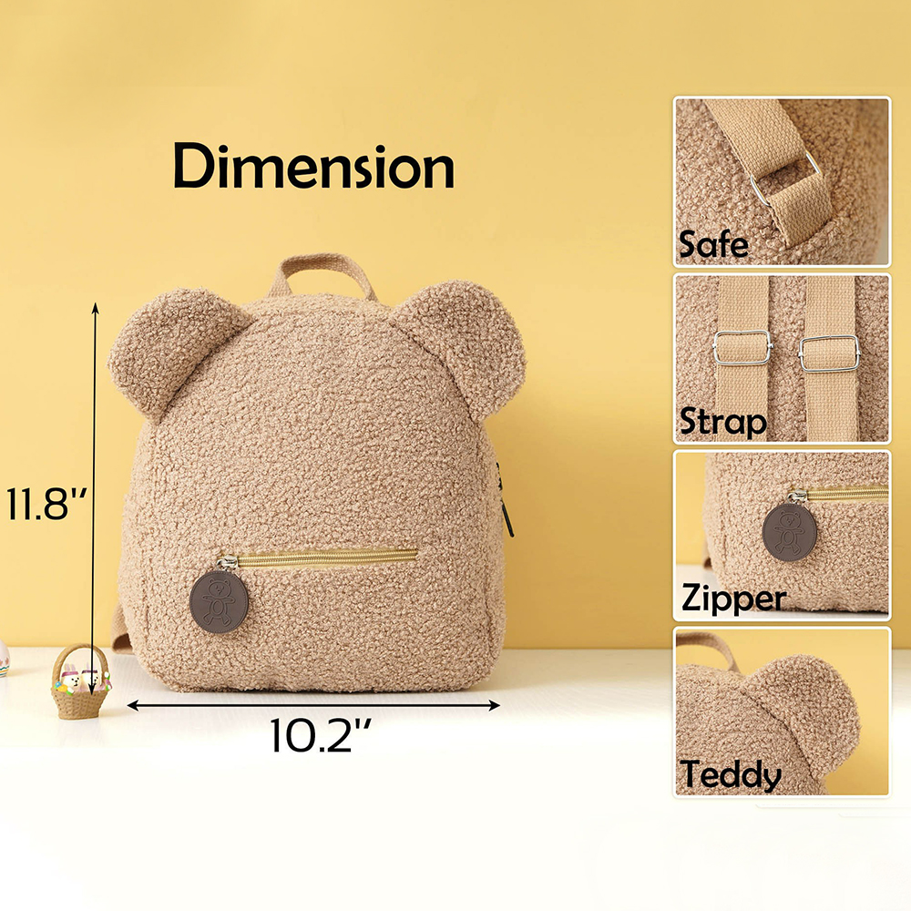 Personalized Embroidery Teddy Bear Backpack