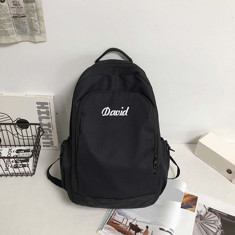 Personalized Embroidery Color School Backpack