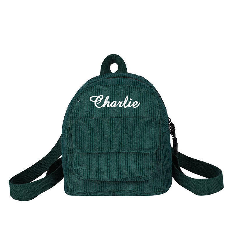 Personalized Embroidery Kid Color Backpack