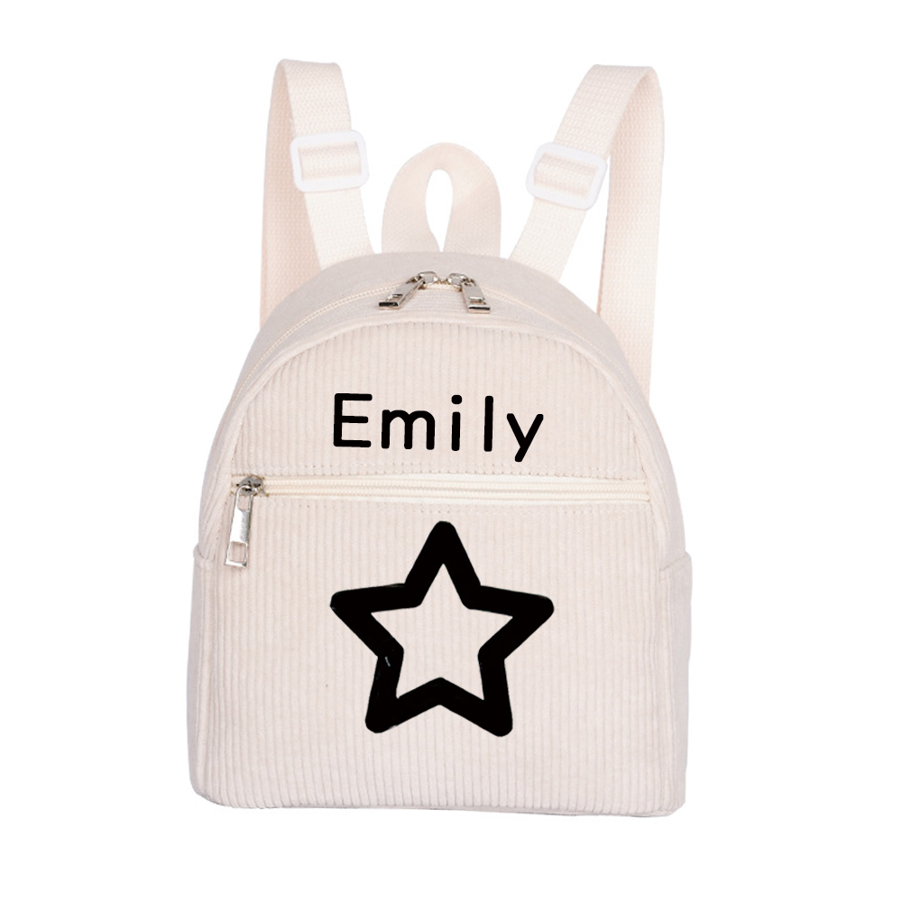 Personalized Corduroy  Mini Backpack