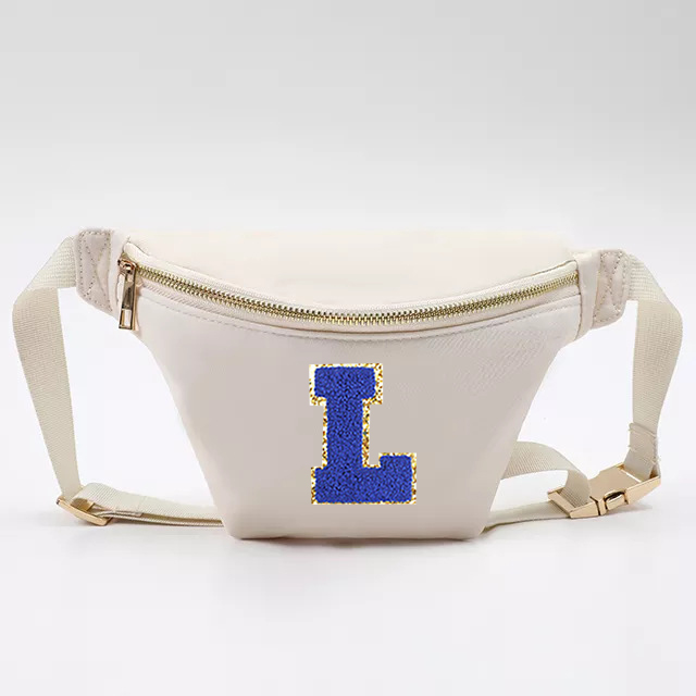 Personalized Varsity Letter Color Fanny Pack