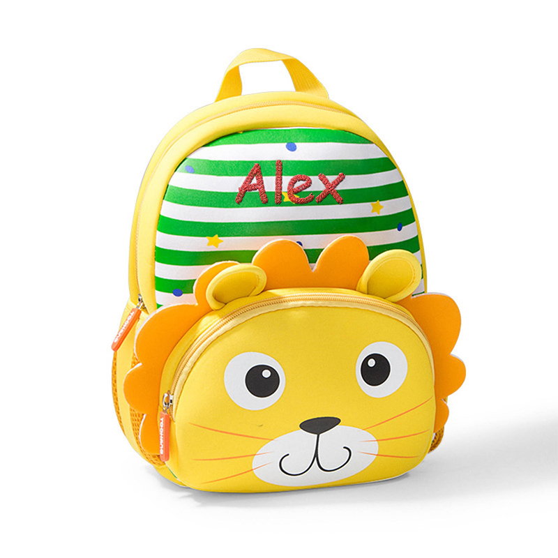 Personalized Embroidery Cartoon Animals Backpack