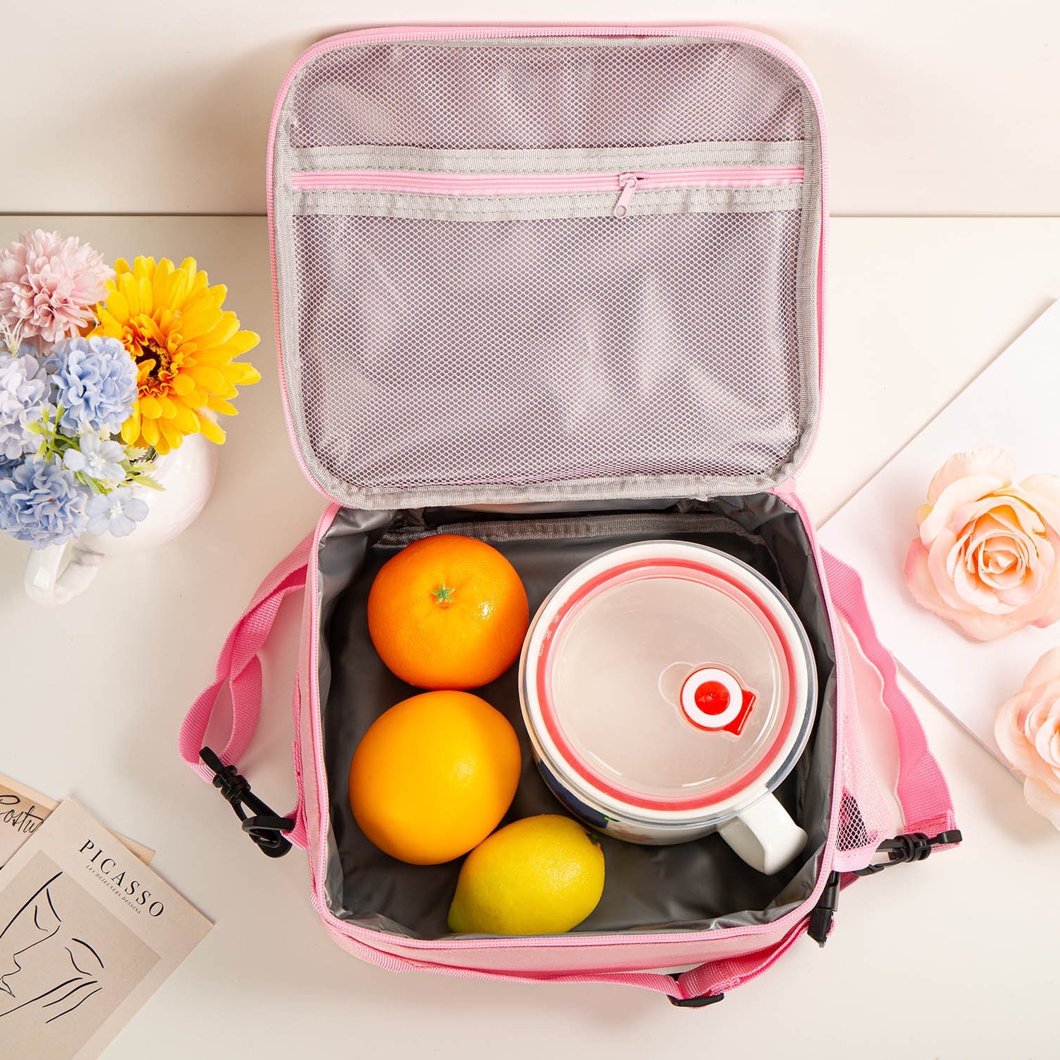 Personalized Name Color Kids Lunch Bag