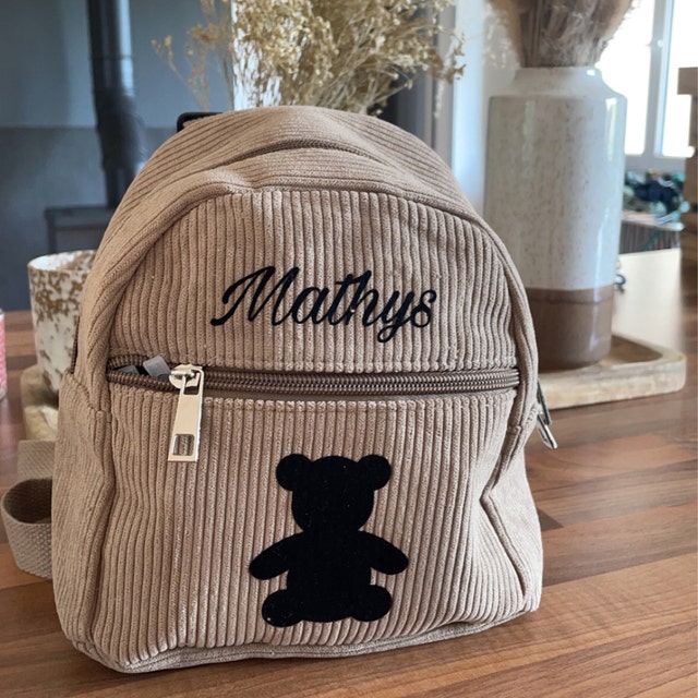 Personalized Corduroy  Mini Backpack