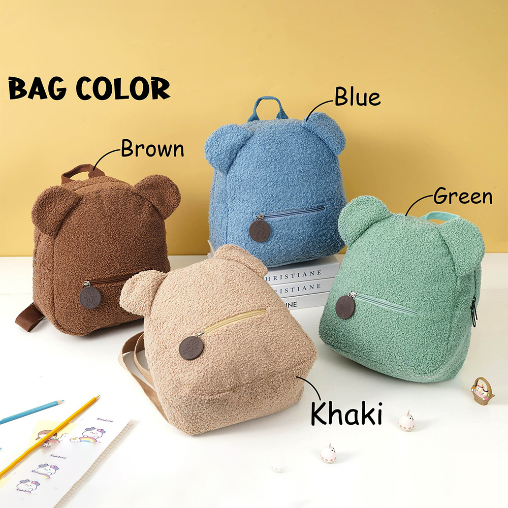 Personalized Embroidery Teddy Bear Backpack