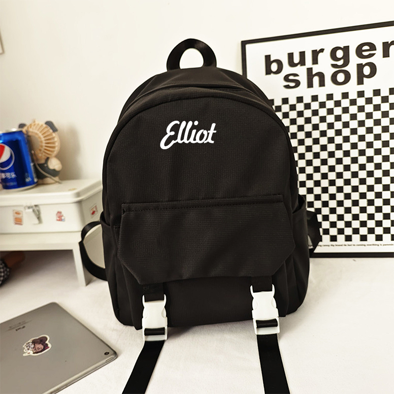 Personalized Embroidery Color Backpack