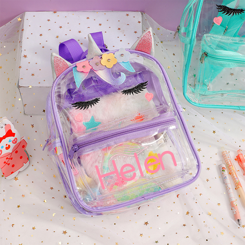 Personalized Unicorn PVC Backpack