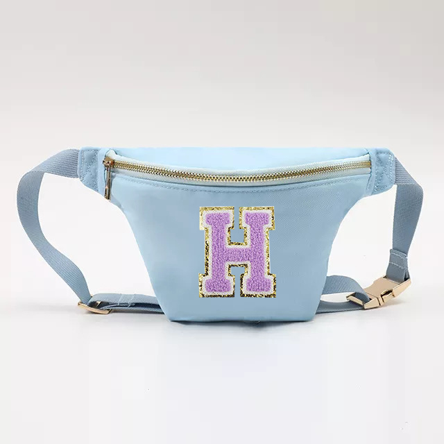 Personalized Varsity Letter Color Fanny Pack