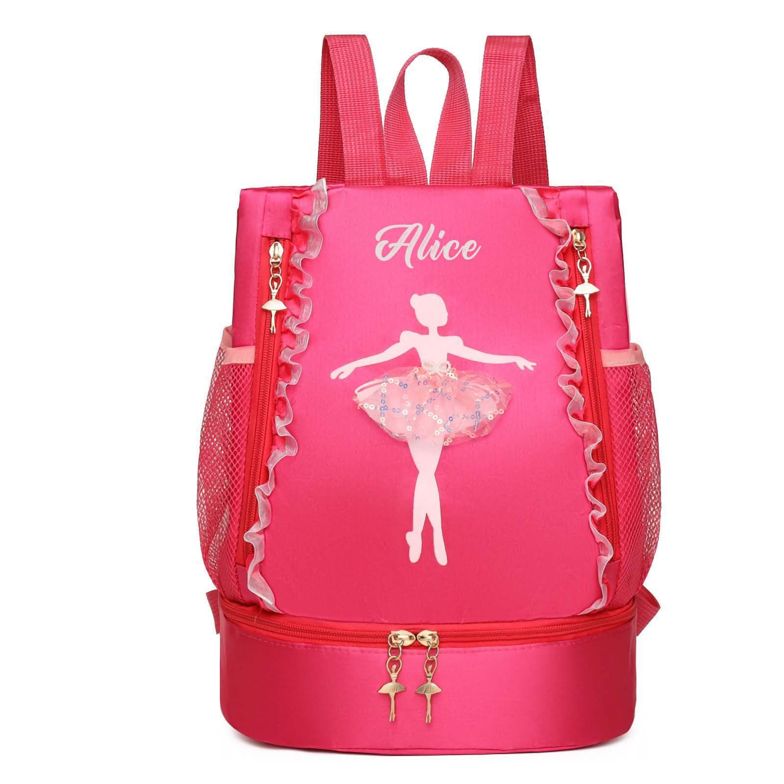 Personalized Name Ballerina Backpack