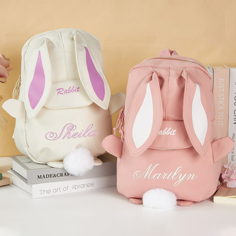 Personalized Toddler Bunny Backpack