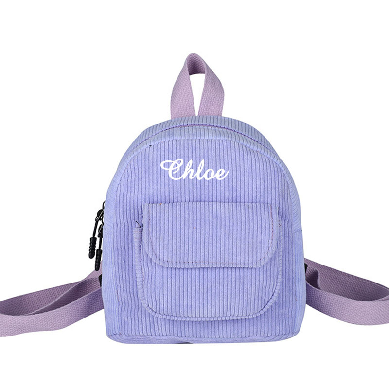 Personalized Embroidery Kid Color Backpack