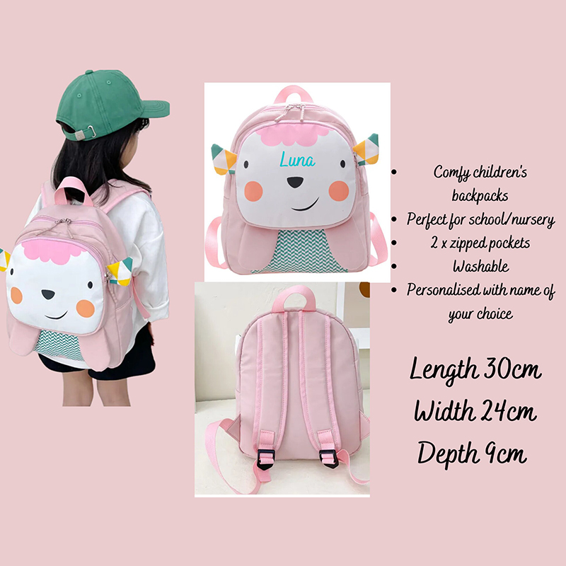 Personalized Animal Back to School Backpack