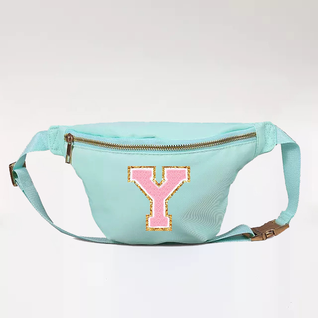 Personalized Varsity Letter Color Fanny Pack