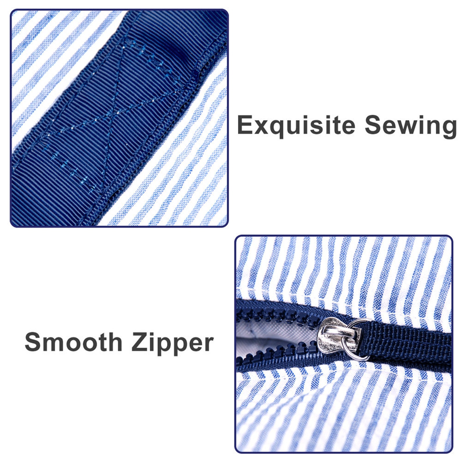 Personalized Embroidery Seersucker Duffle Bag