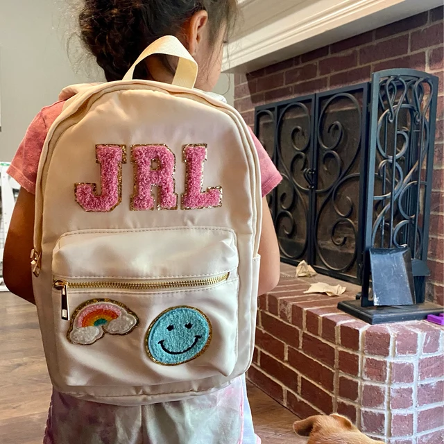 Personalized Hand Patch Kids Funny Backpack