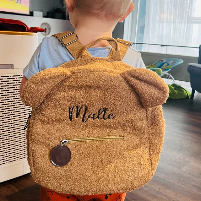 Personalized Embroidery Teddy Bear Backpack
