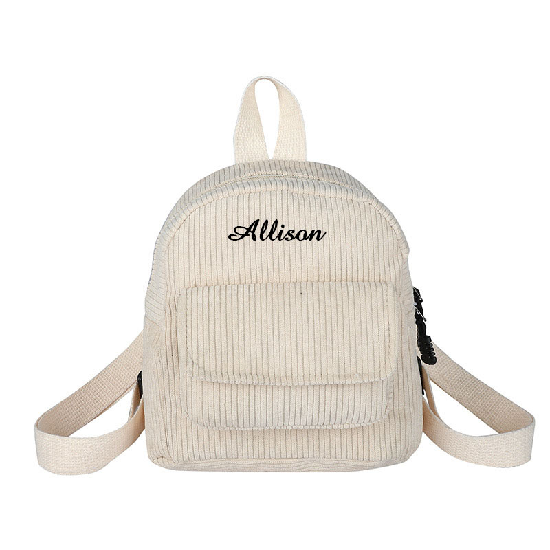 Personalized Embroidery Kid Color Backpack