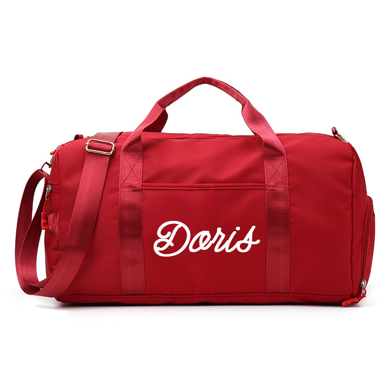 Personalized Embroidery Color Duffle Bag