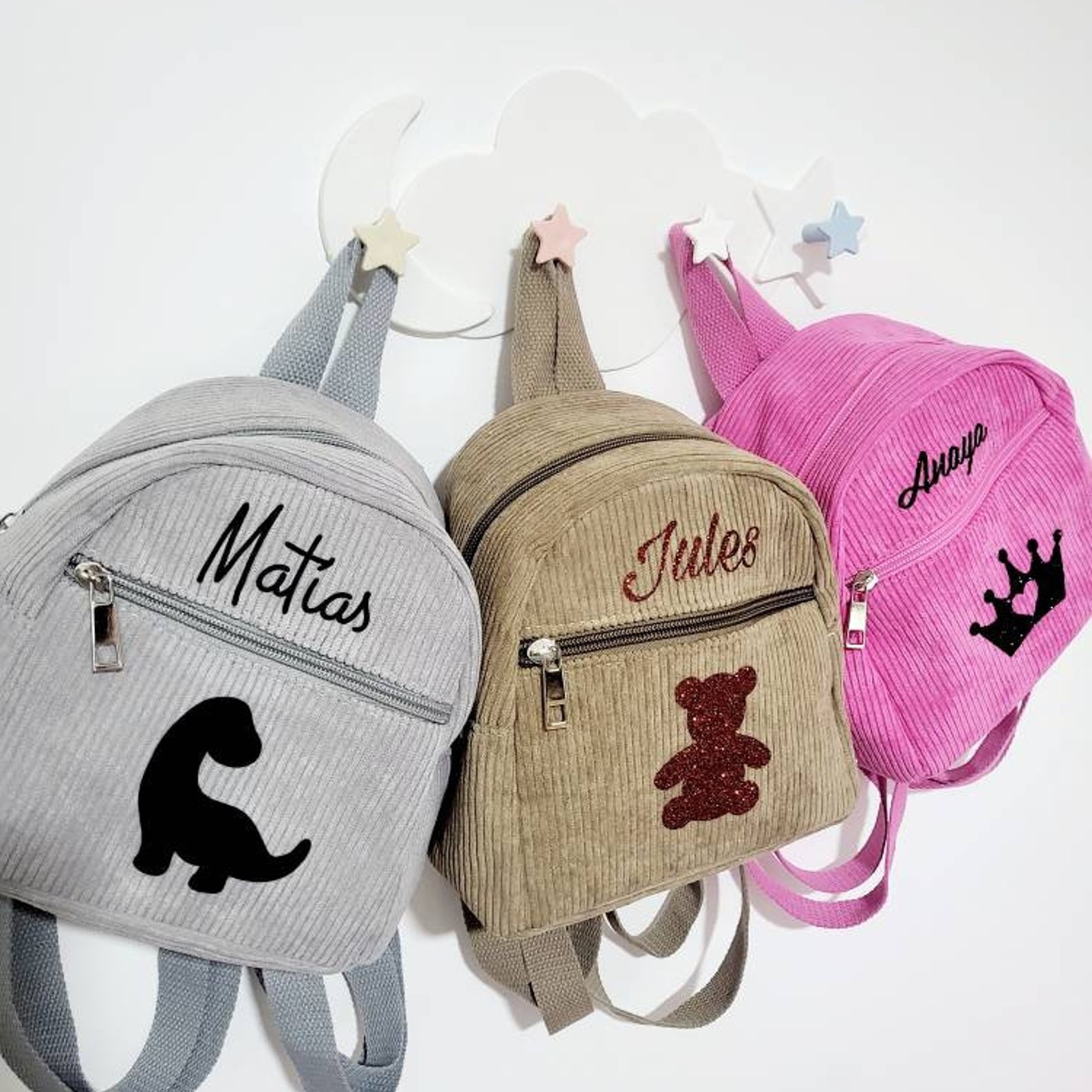 Personalized Corduroy  Mini Backpack