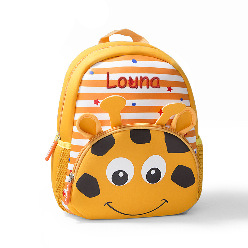 Personalized Embroidery Cartoon Animals Backpack