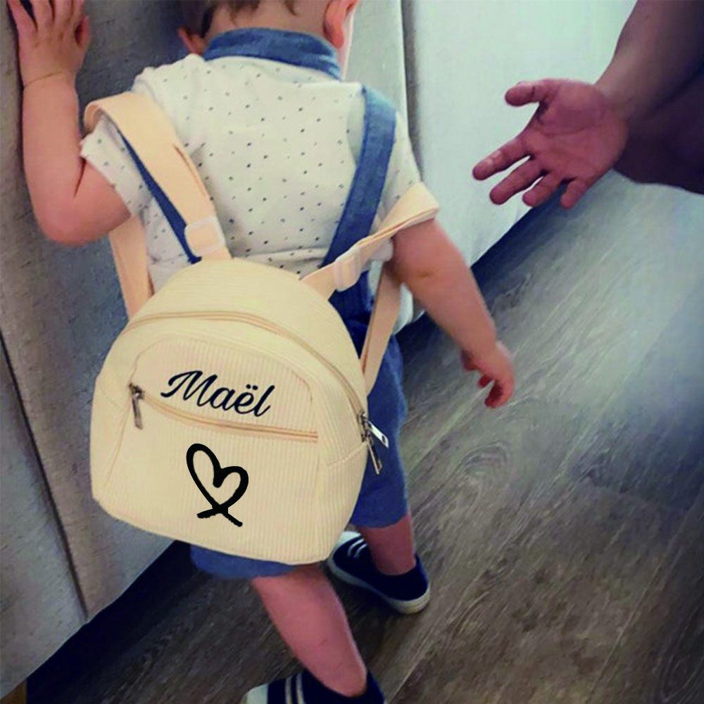 Personalized Corduroy  Mini Backpack