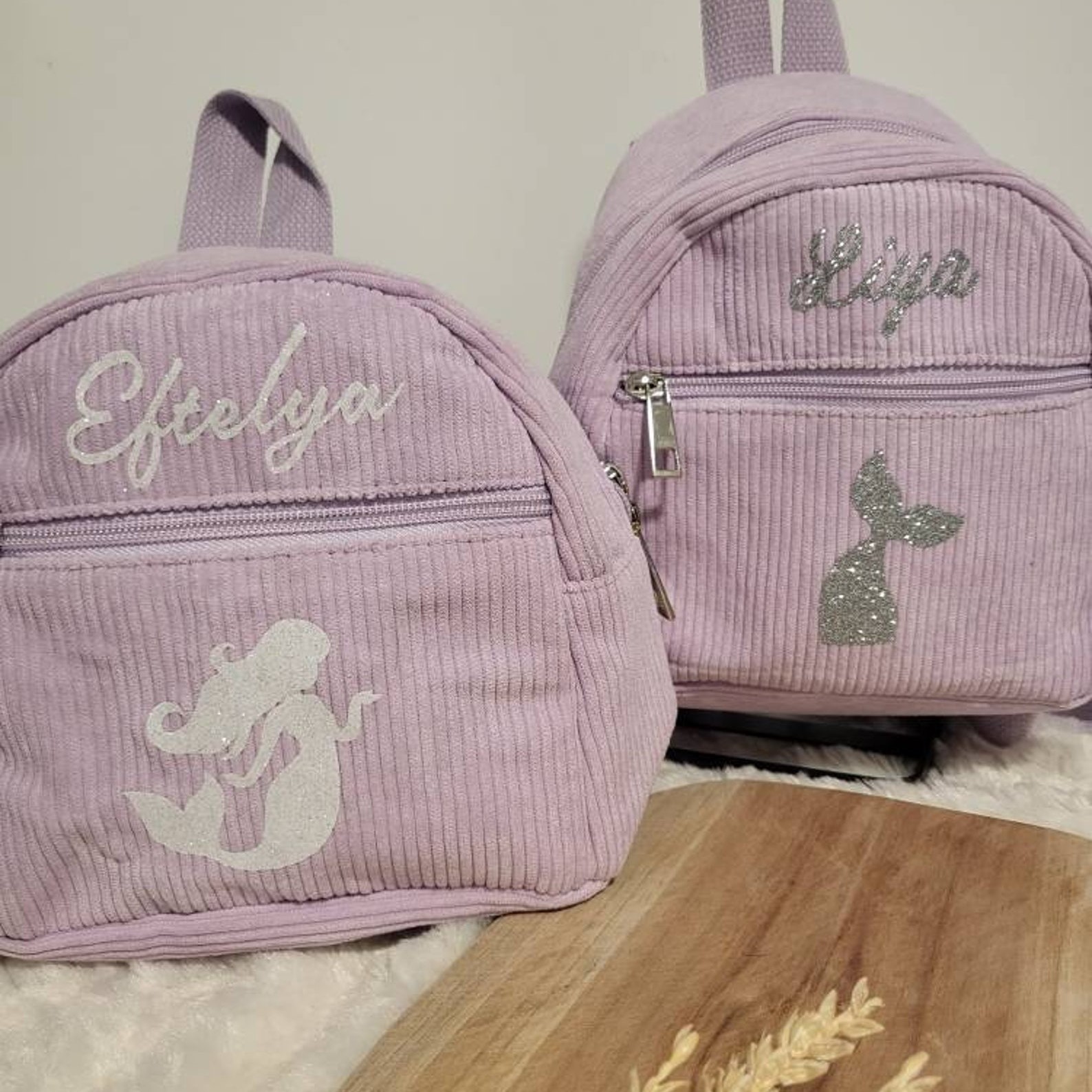 Personalized Corduroy  Mini Backpack