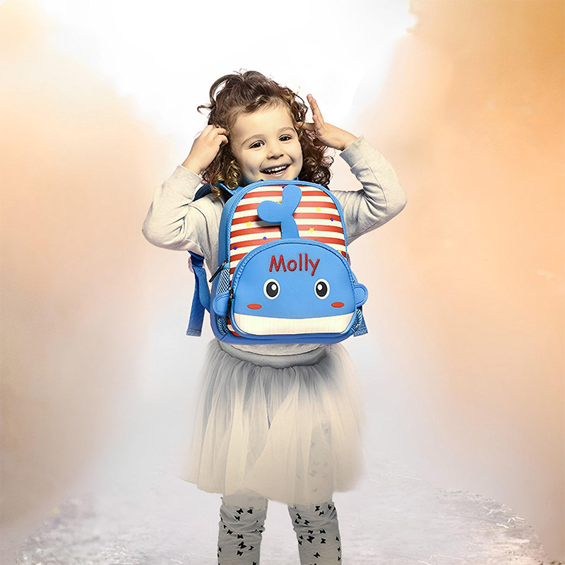 Personalized Embroidery Cartoon Animals Backpack