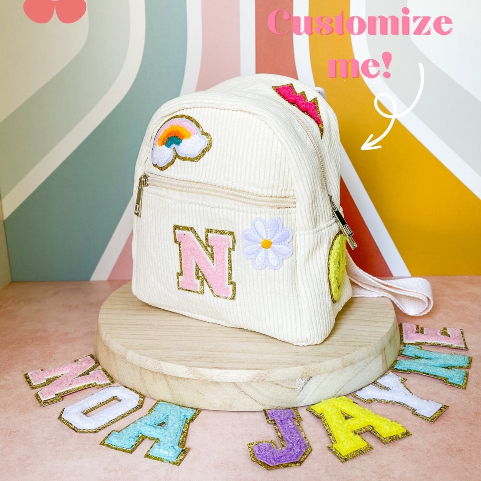 Personalized Backpack Purse