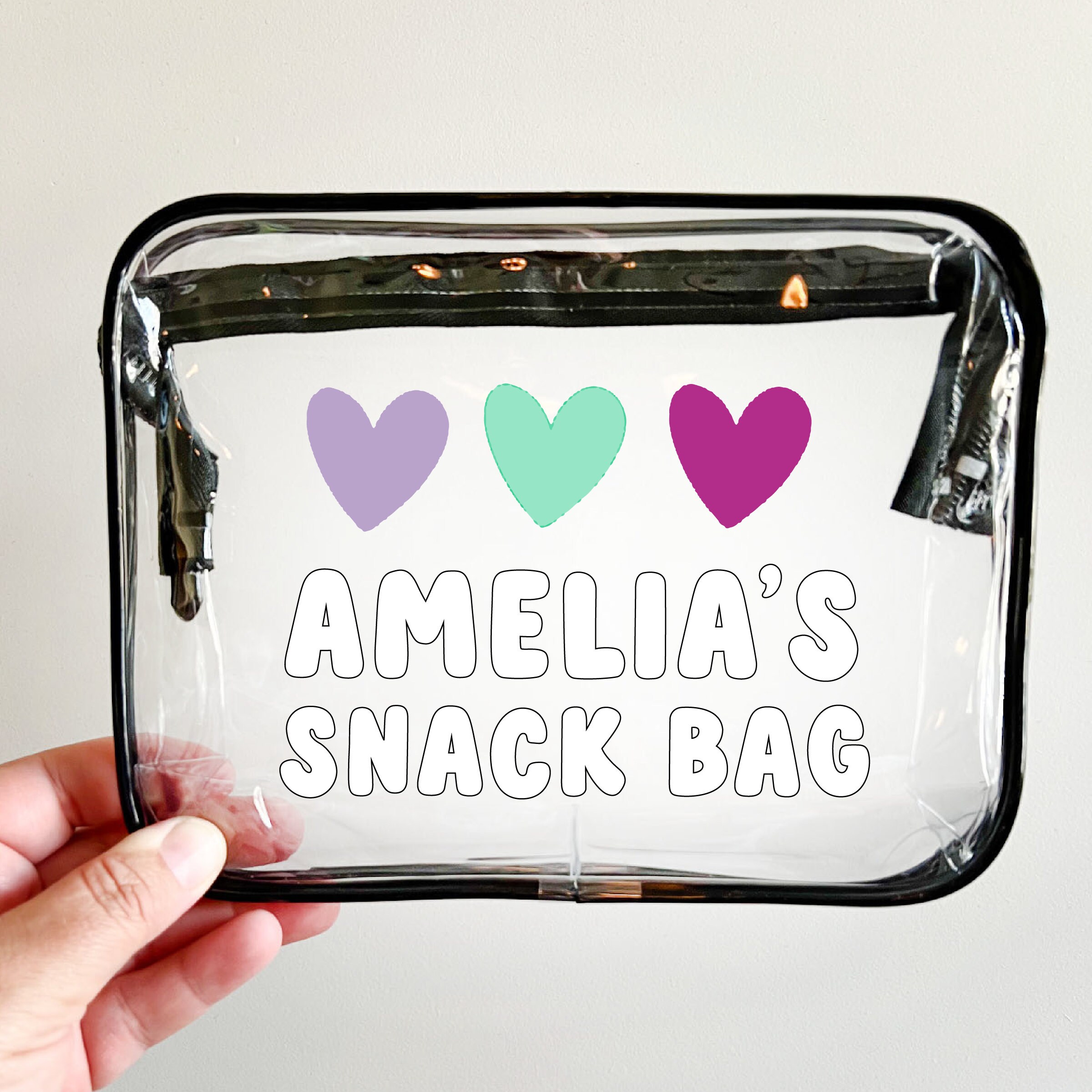 Personalized Kid Snack Bag