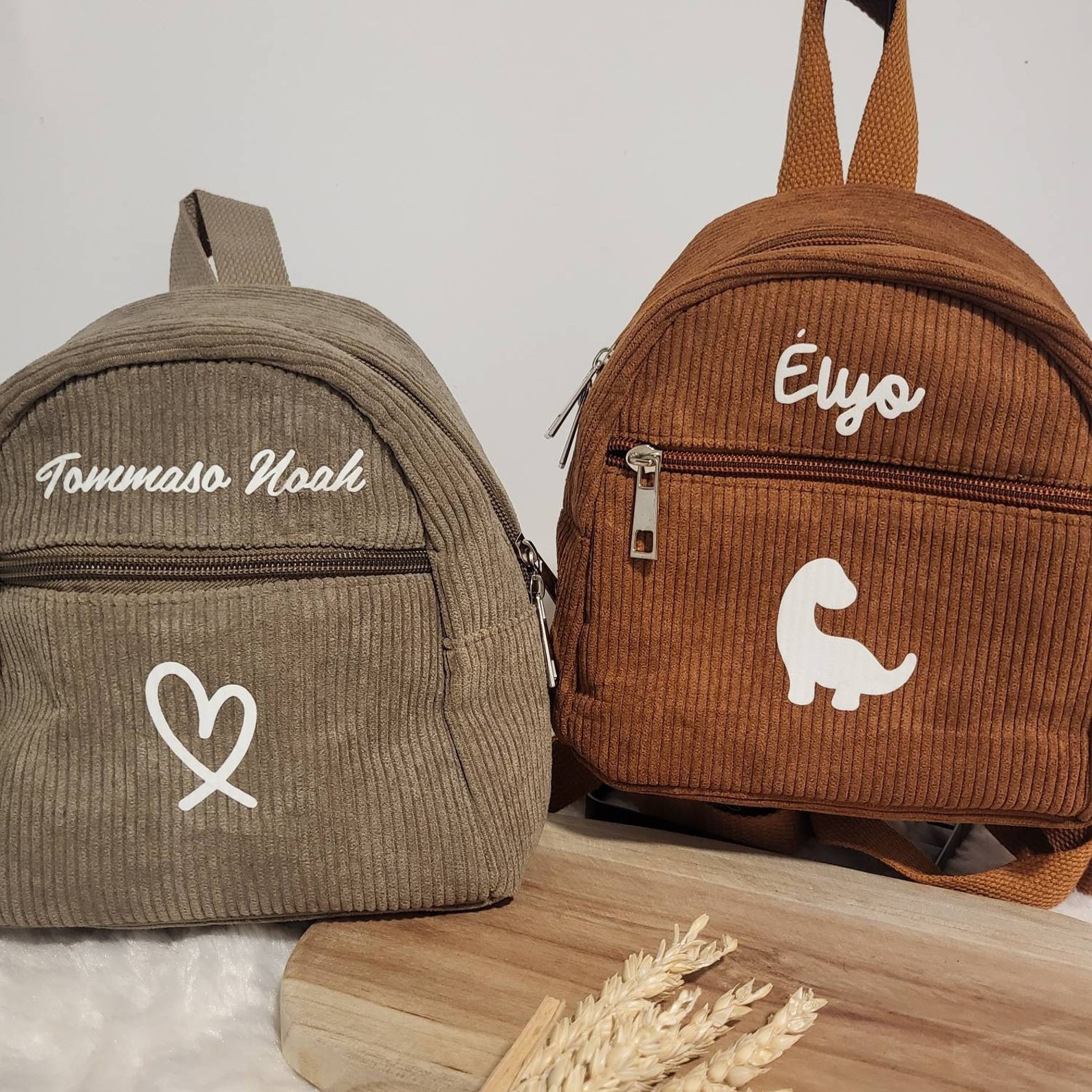 Personalized Corduroy  Mini Backpack