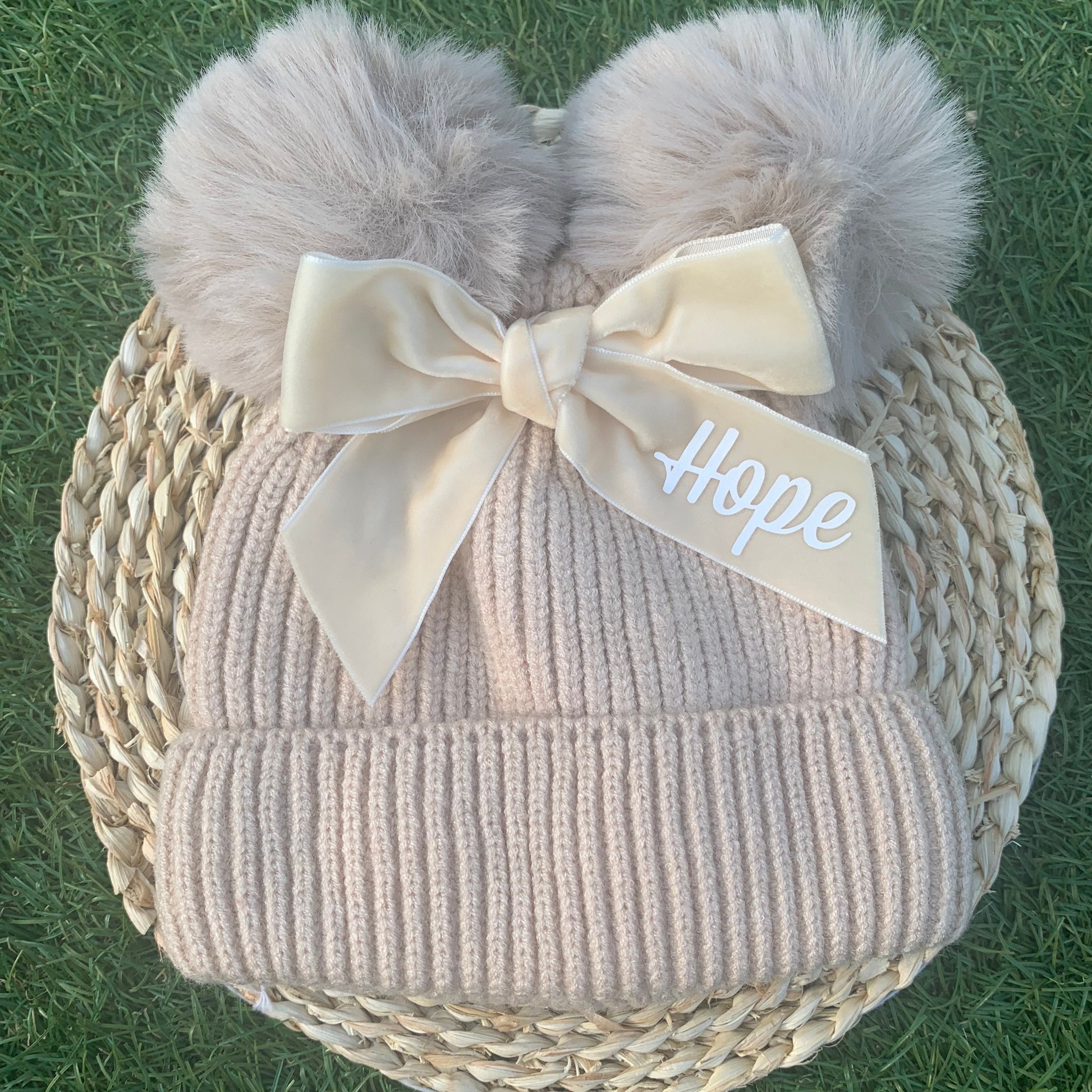 Personalized Kid Pom Pom Hat for Comfort & Unique | HSKid03