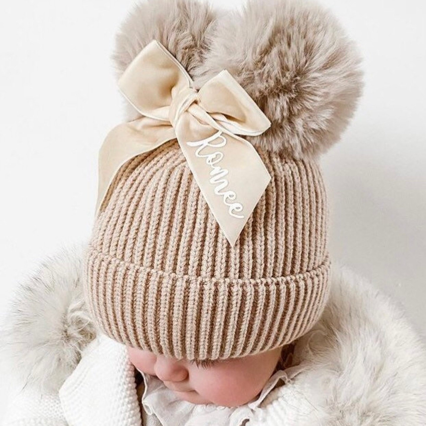 Personalized Kid Pom Pom Hat for Comfort & Unique | HSKid03