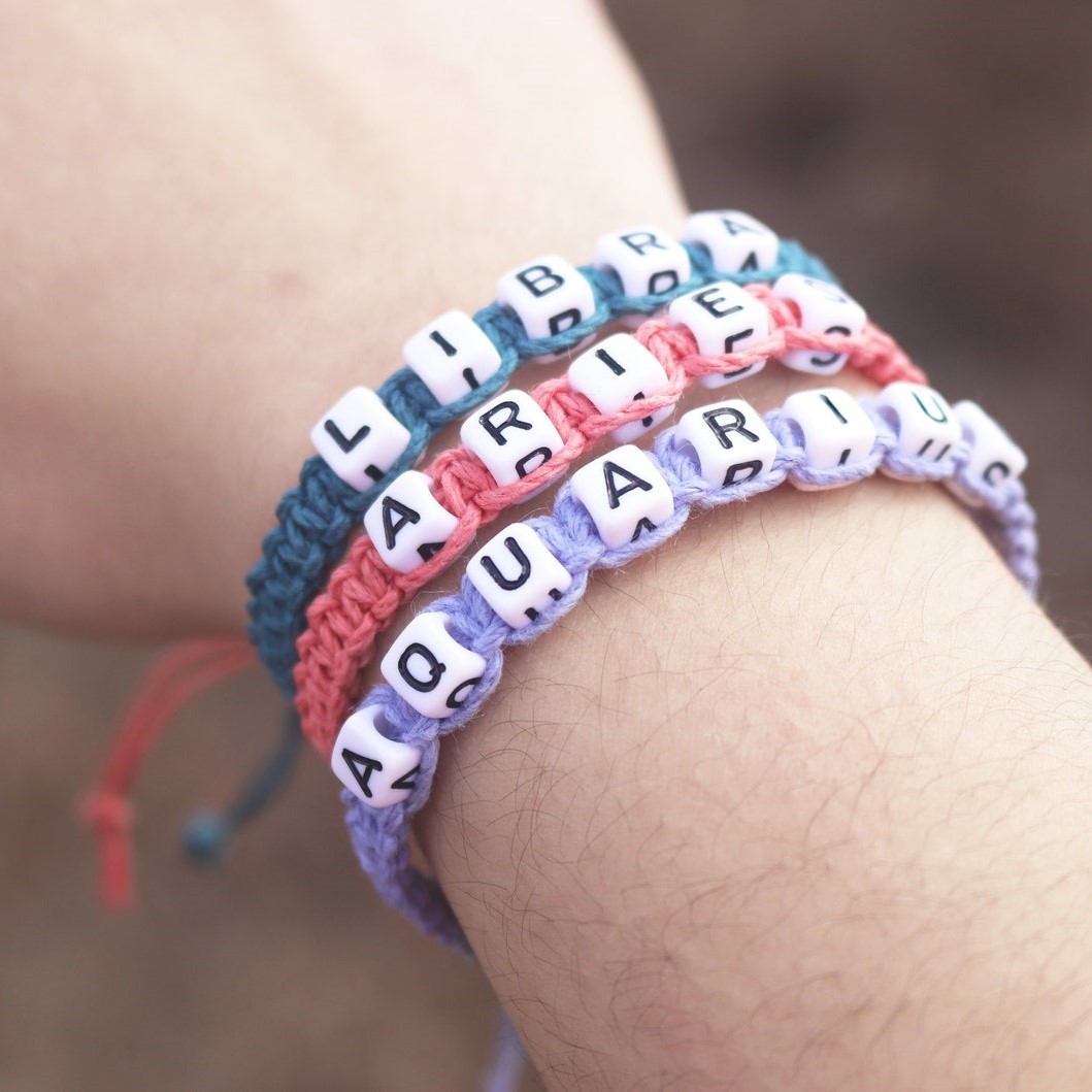 Personalized Bead Hemp Bracelet For Kids & Adult | GSBeach34