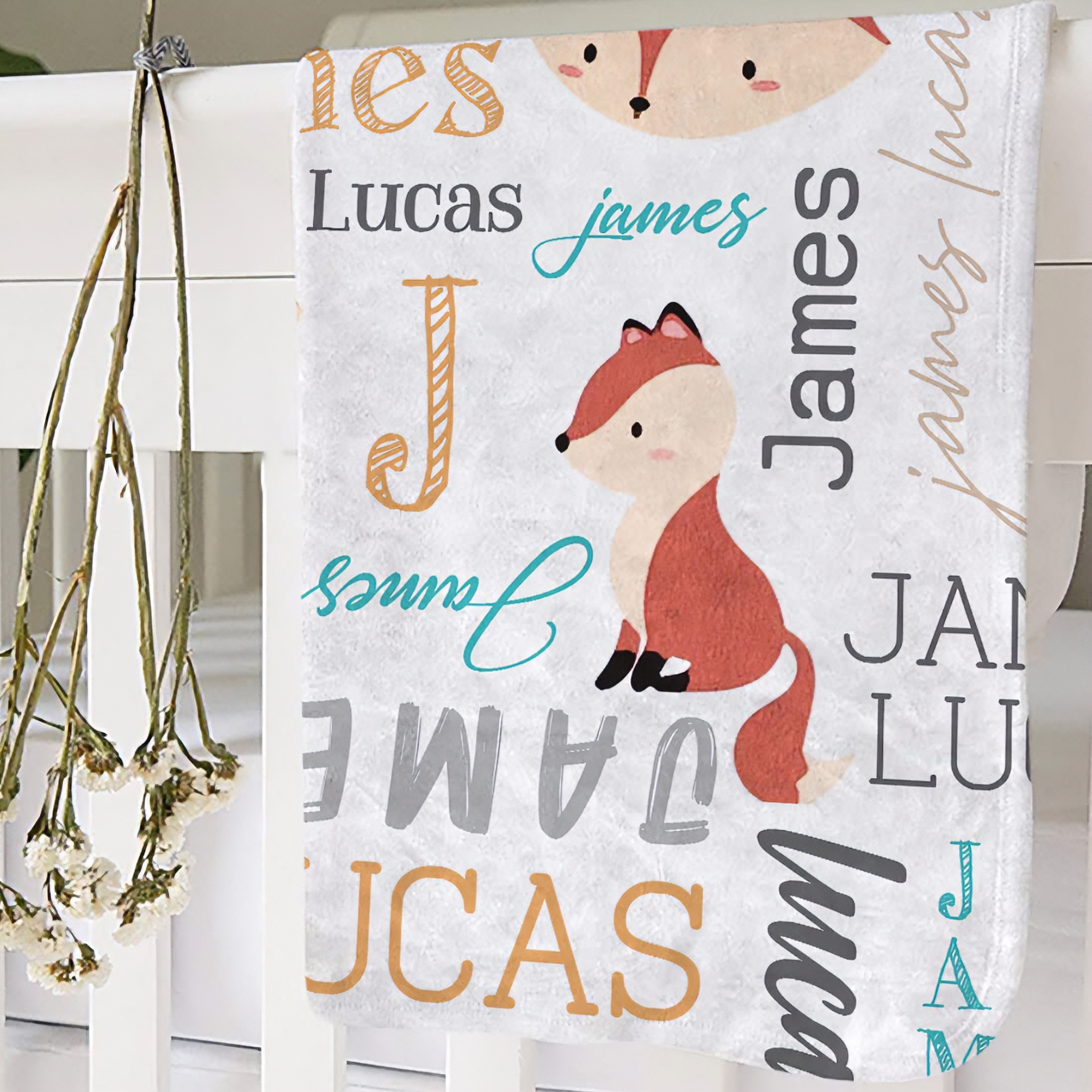 Personalized Lovely Kid Blanket for Comfort & Unique | BKKid50