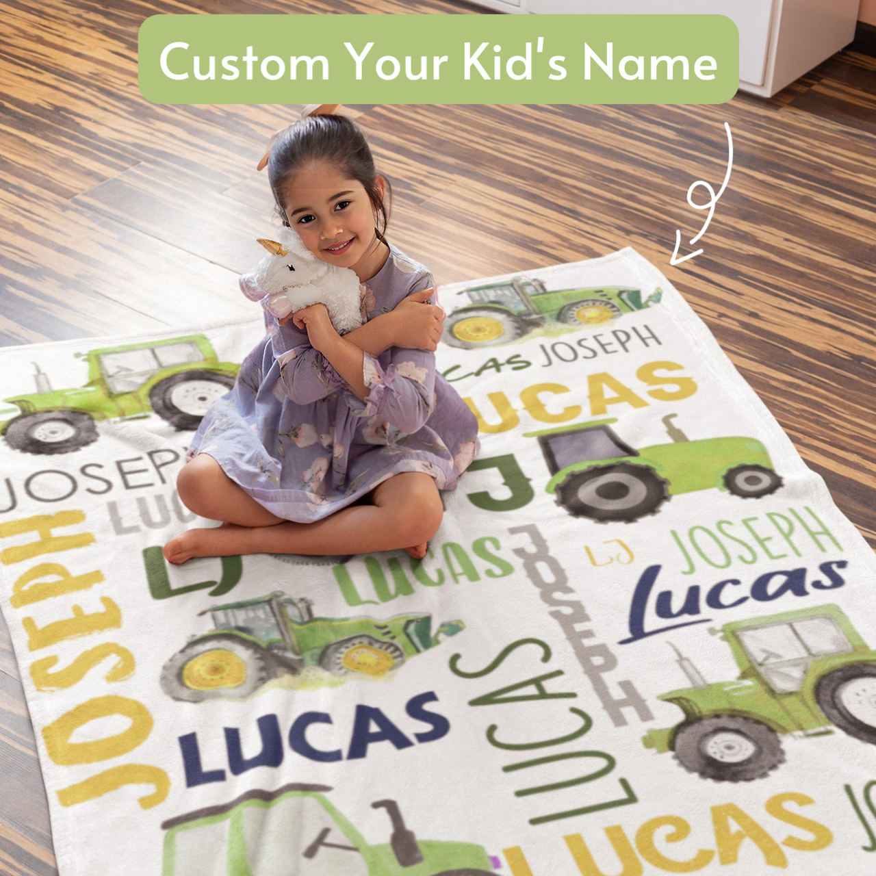 Personalized Lovely Kid Blanket for Comfort & Unique | GSKid11