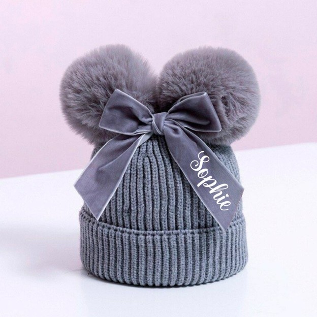 Personalized Kid Pom Pom Hat for Comfort & Unique | HSKid03