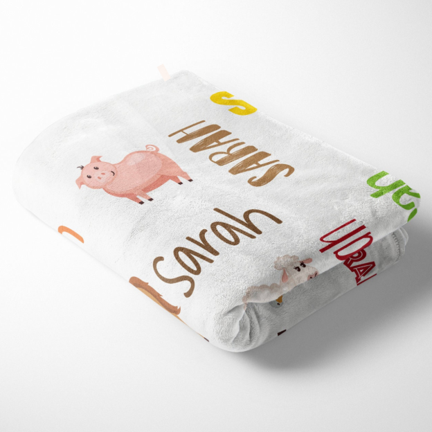 Personalized Lovely Kid Blanket for Comfort & Unique | BKKid26